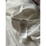 Maurice's Womens White Dress w Floral Casual Silky Sheer Overlay Size Small Photo 4