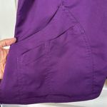 Scrubstar  Purple V-Neck Pocket Scrub Top Medical Hospital Nurse Doctor Size 2XL Photo 2