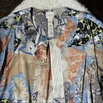 Chico's Chico’s Silky Mixed Floral Print Open Front Cardigan Photo 1