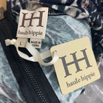 Haute Hippie  Side Ruched Printed Dress Olive Multi‎ Photo 9