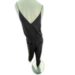 Nordstrom Trouvé black Strappy sleeveless v neck wrap style jumpsuit jogger S Photo 6