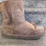 UGG  AUSTRALIA Classic Short Suede Brown Sz 6 Women Boots Used Good Photo 1