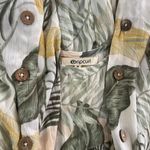 Rip Curl  Leaf Pattern Dress in Green and Yellow Photo 8