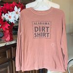 Alabama Dyed in the Dirt Shirt Cotton Long Sleeve Tan Size M Photo 2