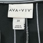 Mossimo Supply Co . Black and White Striped Blouse Photo 9