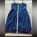 Lulus Women's Shiny Royal Blue Metallic Sleeveless Lined Mini Dress Size Small Photo 11