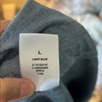 Gap Vtg Y2K  classic denim light blue pearl snap western button down shirt L Photo 8