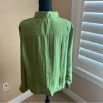 Coldwater Creek  Shirt Shacket Size XL Kelly Green Mental Health Awarenes… Photo 2