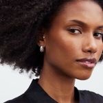 Madewell NWT  Silver Stud Earrings Photo 0