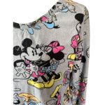 Disney  Long Sleeve Gray Pajama Shirt Size Large Photo 5
