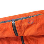 Vintage Womens Suede Leather Jacket Size 14 Plaid Lined Orange Hooded Macalister Photo 5