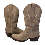 El General Rodeo Nubuck Boots EUC Size 8 S3858 Tan Photo 7