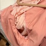 Free People  Pink Floral Eyelet‎ Blouse medium Photo 6