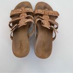 Vionic  Radia Orthotic Adjustable Triple Strap Slide Wedge Sandal Photo 6