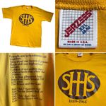 Jerzees Vintage 80s/ 90s mustard yellow SUMMIT HILL High school anthem tee Photo 3