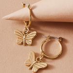 SheIn Butterfly Drop Earrings Photo 0