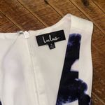 Lulus Lulu’s Seeing Chic floral blue v-neck fit & flare S skater dress Photo 3