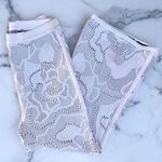 Herve Leger Noelle rose plaited jacquard high rise cropped flare pants S small Photo 4