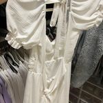 Lucy in the Sky Fit and Flare Dress in White Photo 7