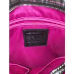 Coach ‎ Purse Poppy Plaid Berry Pink Purple Black Glittery Photo 5