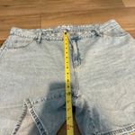 Ava & Viv  midi Denim shorts high-rise relaxed fit Light Wash Plus 18 Photo 5