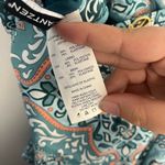 Jantzen  Surplice Maillot One-Piece Swimsuit Blue Medallion and Skirt Size 24W Photo 8