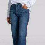 Levi's NWT Mile High Wide Leg High Waisted Red Side Stripe Jeans Photo 0