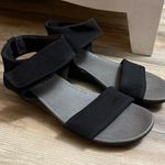 Bare Traps Black Stretch Strap Platform Sandals Size 9M – Comfort Wedge Sandals Photo 0