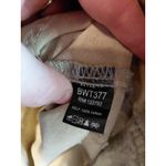 POL  Denim Jacket Women Size L Distressed Colorblock Patchwork Blue Tan Photo 5