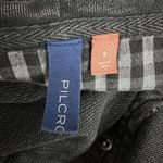 Pilcro Distressed Duster Hoodie Grey Black Size Small Photo 5