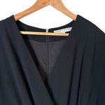 Trina Turk Black High Valley Jumpsuit Tie-Waist Pockets Short Sleeves, Size 4 Photo 3