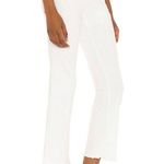 Camila Coelho Womens XXS Ivory Sophia Pants Cropped Flare New Ribbed Photo 1