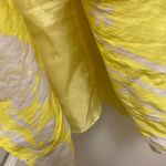 Yellow and beige gorgeous floral dress with slip liner Photo 5