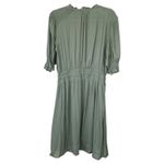 Anthropologie  Current Air Cape May Midi Dress Sage Green Size Medium Petite MP Photo 3