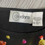 Vintage cotton cedars sequin crossing guard teacher school long sleeve shirt lg Red Photo 4