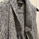 Loft Women's Gray Knit Sweater Vest Cardigan size M Photo 4