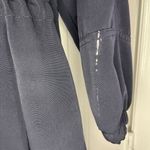 Fleet Street  Jacket Women’s Small Black Gold Mid Length Trench Coat Classic Zip Photo 8