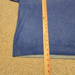 Gran Sasso Italy 100% Cashmere Twinset Cardigan & Sweater‎ Blue Women's Size 46 Size L Photo 10