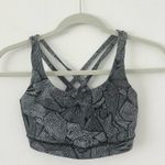 Lululemon Energy Bra in Mini Dottie Tribe White Black Photo 0