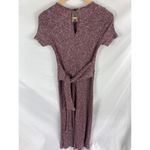 Lulus  Purple Ribbed Jesamine Tie Sleeveless Jumpsuit Size Small Photo 8