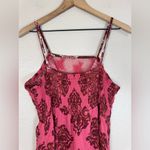 Intimately Free People That Moment Lace Slip Maxi Floral Boho Dress Large $118 Red Photo 10
