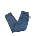 Sonoma  Goods For Life Pants Size S Blue Straight Leg Women’s Utility Pockets NWT Photo 6