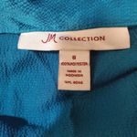 JM Collection  Green Blue Collared Button Down 8 Photo 7