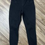 Spanx  Sz Large Jean-ish Ankle Leggings Black Stretch Pant Shaping Crop Women's Photo 4