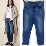 Banana Republic Girlfriend Hi Rise Jeans Size 8 Medium Wash Blue Photo 1