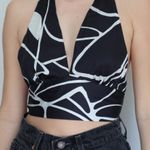Isabelle's Cabinet Electric Feel Black Halter Top  Photo 4