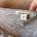 Coldwater Creek  Gray Floral Tank Top large Photo 1