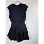 Free People Dress Black Jazzy Jersey Mini Lace Trim A Line Soft Grunge Small Photo 8