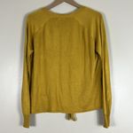 Poof! Poof New York Mustard Yellow Knit Sweater Photo 3