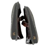 Alegria  Brown Croc Embossed Patent Leather Mary Jane Flats Size 38 Comfort Shoes Photo 6